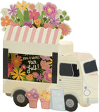 Birthday Card for Mum - Pop-Up Flower Truck Design