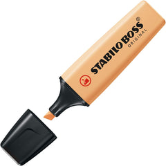 Highlighter - STABILO BOSS ORIGINAL Pastel - pale orange (Pack of 10)