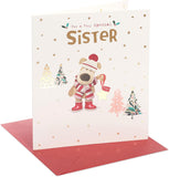 Boofle Very Special Sister Cosy Magical Cute Christmas Greeting Card
