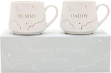 Bambino Set of 2 Mugs - New Mummy & Daddy