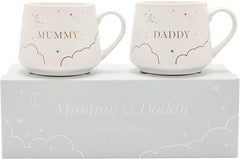 Bambino Set of 2 Mugs - New Mummy & Daddy