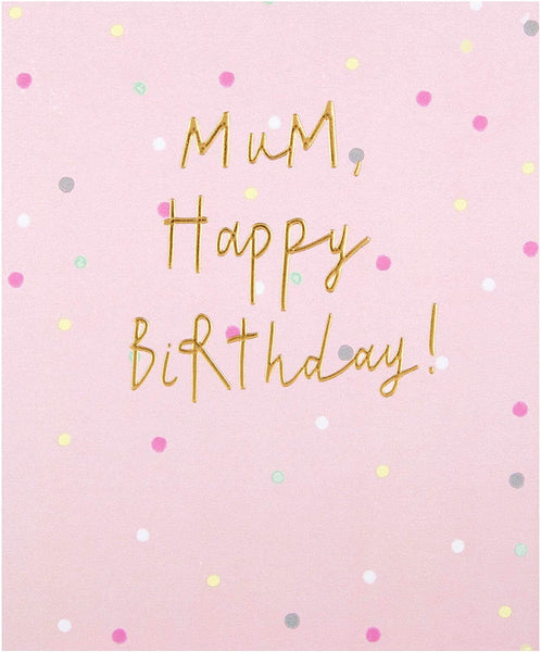 Birthday Card for Mum from Hallmark Studio-Embossed Text Design