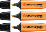 Stabilo Boss Original Highlighter Orange (Pack of 3)