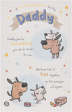 Birthday Card for Daddy - Funny Dog Design