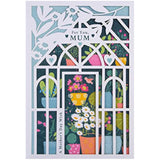 Traditional Greenhouse Design mum Mother's Day Card