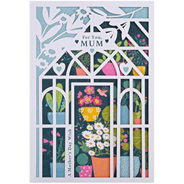 Traditional Greenhouse Design mum Mother's Day Card