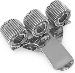 Triple Metal Pen Holder With Pocket Clip