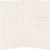 New Baby Girl Congratulations Card Newborn Gifts For New Parents Woof Cloud Design