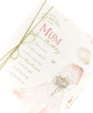 Birthday Card for Amazing Mum with Ribbon