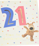 Boofle 21st Birthday Card