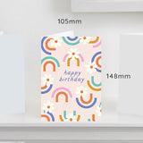 Ohh Deer - Birthday Card for Her - Floral Rainbow - For Mum Sister Daughter Friend