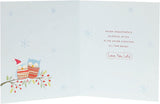 Grandma and Grandad Owls Christmas Card