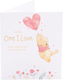 Disney Winnie The Pooh One I Love Balloon Design Valentine's Day