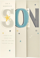 For a Wonderful Son Birthday Card