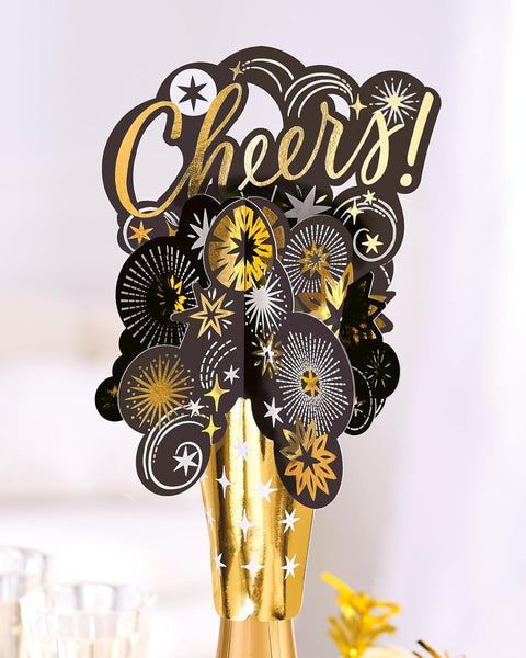 Bottle Topper Greeting – Fun Social Stationery Card for Celebrations
