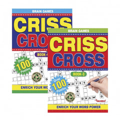 Crisscross Jumbo Puzzle Book - Books 1 and 2