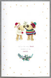 Boofle Embellished for My Wonderful Husband Loving Cute Christmas Greeting Card 771263