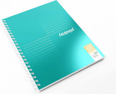 Silvine Luxpad Metallic A4+ FSC Wirebound Notebook - Lined (200 Pages) Pack of 3