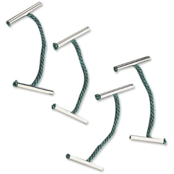 Q-Connect Treasury Tags 25mm Green Metal Ends Pack of 100