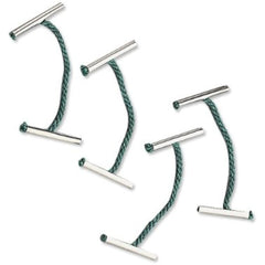 Q-Connect Treasury Tags 25mm Green Metal Ends Pack of 100