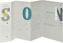 For a Wonderful Son Birthday Card