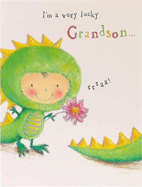 Sweet Dinosaur Design from Grandson Mother's Day Card