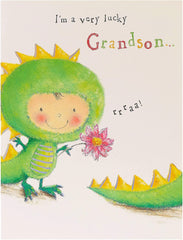 Sweet Dinosaur Design from Grandson Mother's Day Card