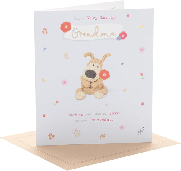 Boofle Birthday Card for Grandma - Cute Design