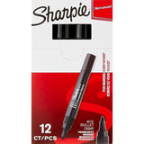 Sharpie M15 Black Permanent Marker Bullet Tip (Pack of 12)