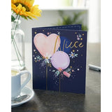 Beautiful Balloons Design Niece Birthday Card