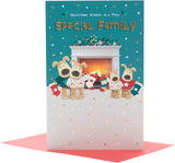 Boofle To A Very Special Family Cute Christmas Card