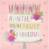 Birthday Card - Birthday Card for Her - Fabulous Auntie