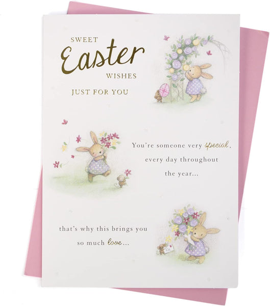 Easter Card - Sweet Easter Wishes Just for You