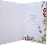 Hallmark Boxed Christmas Card for Wife - Classic Seasonal Foliage Design