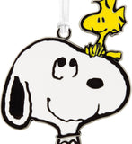 Snoopy & Woodstock Moving Metal Ornament – PEANUTS Christmas Tree Decoration