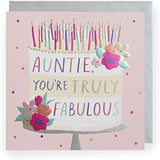 Birthday Card - Birthday Card for Her - Fabulous Auntie
