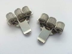 10 x Triple Metal Pen Holder With Pocket Clip