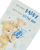 Blue Bear Daddy From Son Father's Day Card