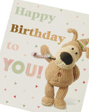 Boofle Gold Foil Lettering Birthday Card