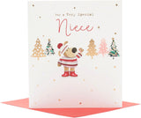 Boofle For A Very Special Niece Cosy Cuddles Cute Christmas Greeting Card