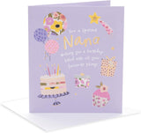 UK Greetings Birthday Card for Nana - Favourite Things Design