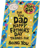 UK Greetings Father's Day Card for Dad - Badge Design