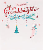 Special Granddaughter Christmas Card