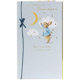 UK Greetings Peter Rabbit Birthday Card for Grandson - Blue Design