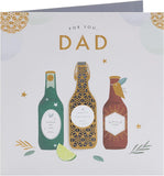 Father's Day Card For Dad With Envelope - Beer Design