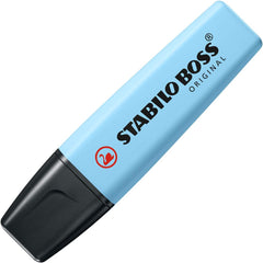 Highlighter - STABILO BOSS ORIGINAL Pastel - breezy blue (Pack of 10)