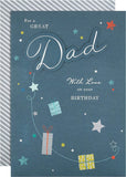 Dad Birthday Card With Love