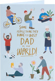 Sweet Dad Cartoon Design Dad Father's Day Card