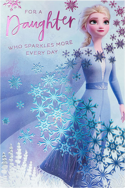 Disney Frozen 2 Daughter Birthday Card Elsa