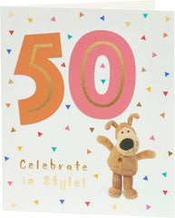 Boofle 50th Birthday Card
